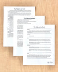 "The Table in the Back" Social & Emotional Learning | Short Story Worksheet | Middle School