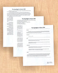 "The Spotlight in Room 204" Social & Emotional Learning | Short Story Worksheet | Middle School